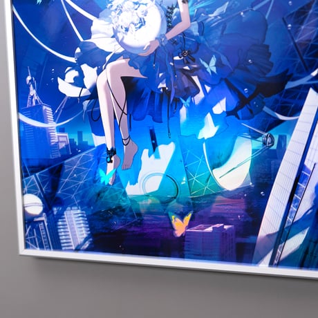 オーロラアート / ホログラフィック印刷　A3サイズ  「星の産声」 【久賀フーナ原画コレクション】