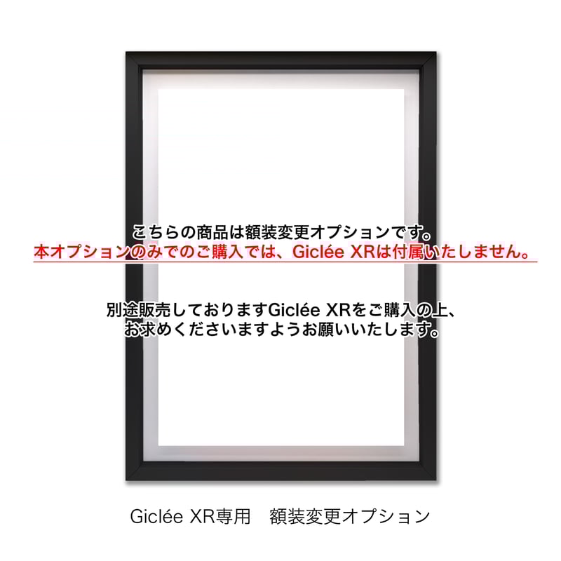 Giclee XR A3+・INTENSE OE 専用】額装変更オプション 【光る美少女展2