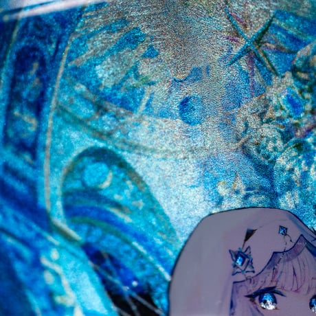 BLUE GHOST -青貝箔・漆作品
