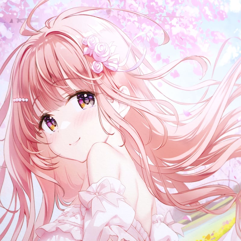 複製原画 / ILFORD社認定RGBジークレー印刷 A3＋サイズ 「花風に舞う