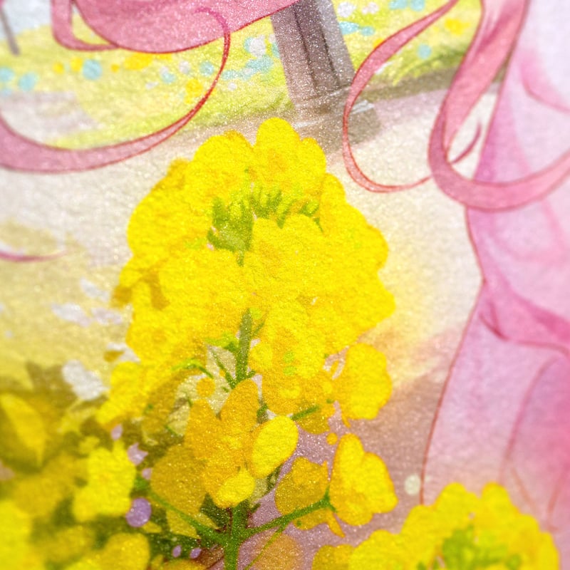 今代浮世絵 スパーク（UKIYO-E Spark） A3＋サイズ 「花風に舞う