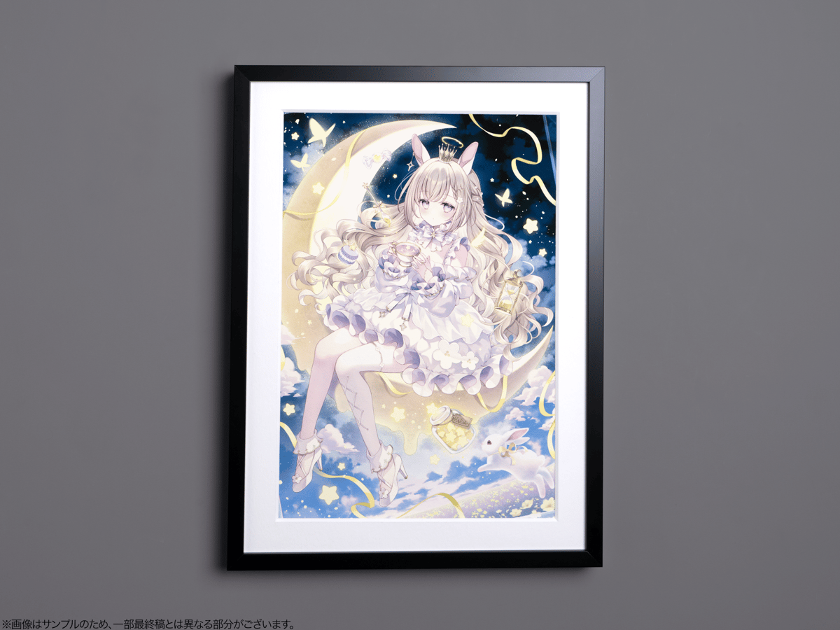 「バジーノイズ」複製原画 複製原画 / ILFORD社認定RGBジークレー印刷 A4サイズ 「HoneyMoonDrop