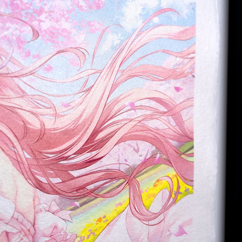 今代浮世絵 スパーク（UKIYO-E Spark） A3＋サイズ 「花風に舞う