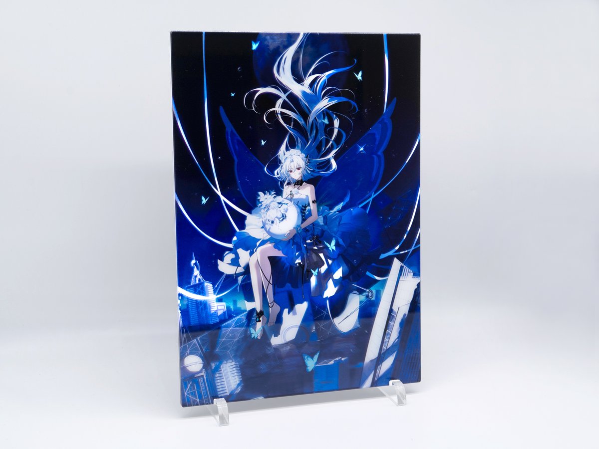 ミラーアクリルボード A4サイズ 「星の産声」 【久賀フーナ原画