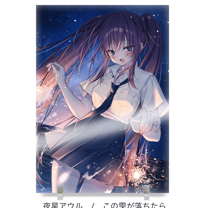 透過アクリルボード A4サイズ 【PIXEL GIRLS: SIDE B】 | XART STORE