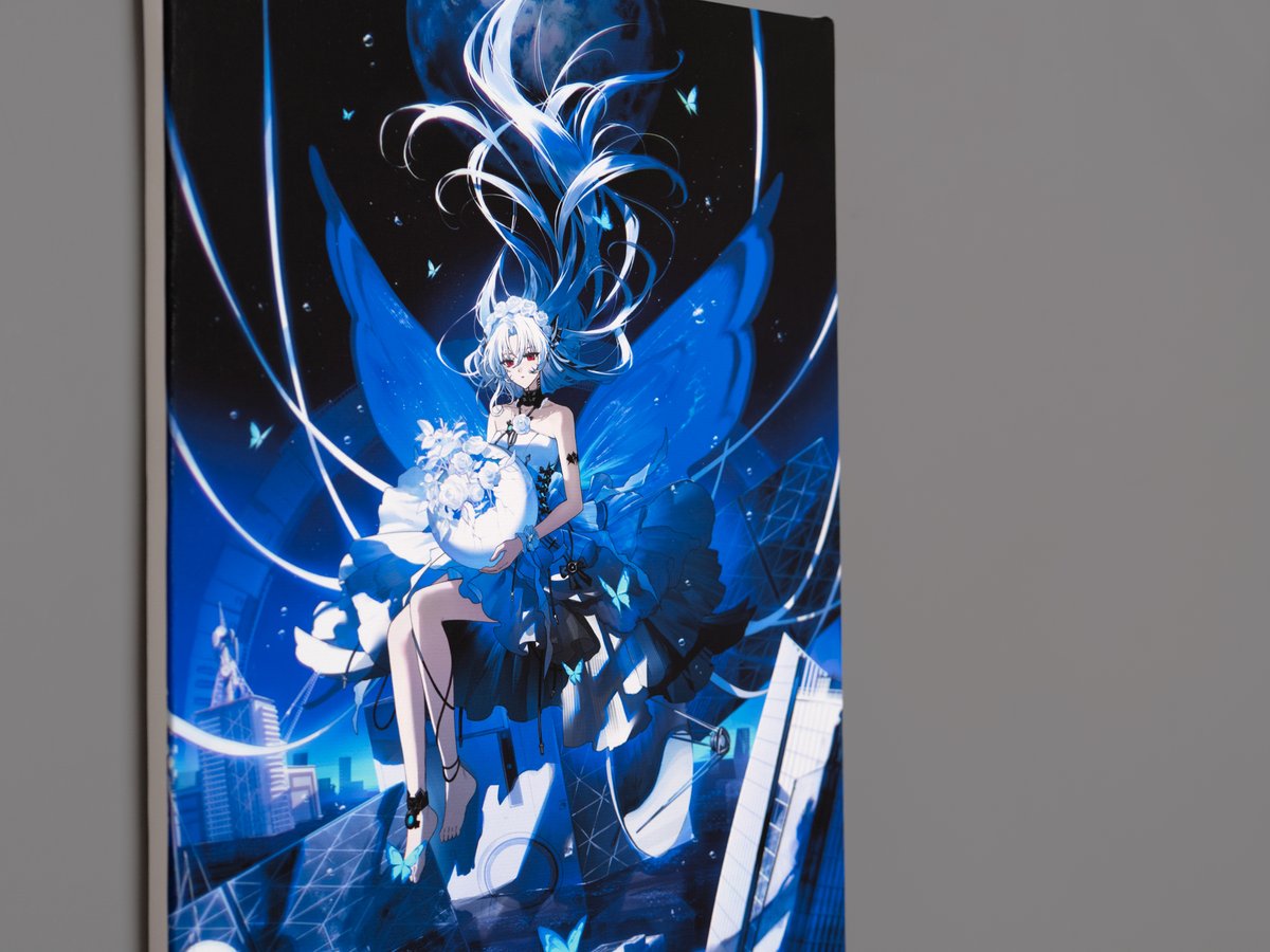 X CANVAS F4サイズ 「星の産声」 【久賀フーナ原画コレクション