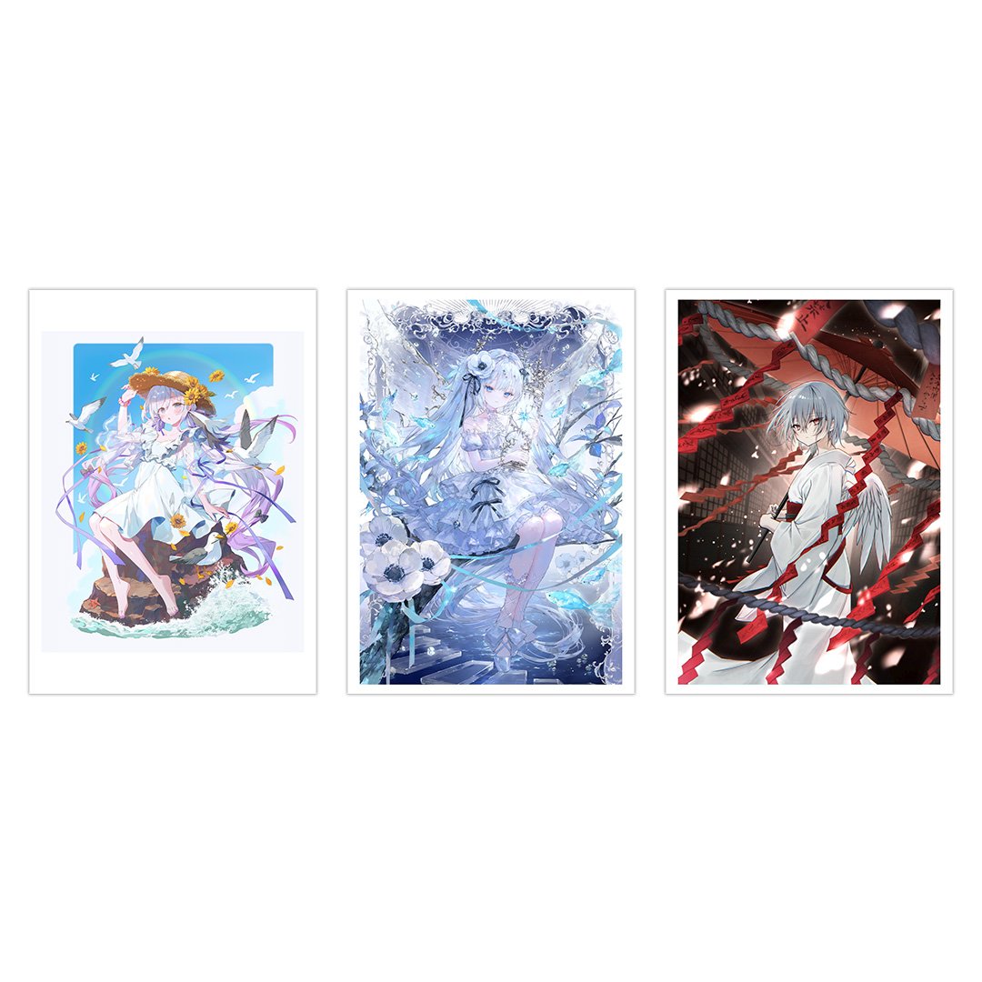 イラストカード 2Lサイズ【PIXEL GIRLS】 | XART STORE