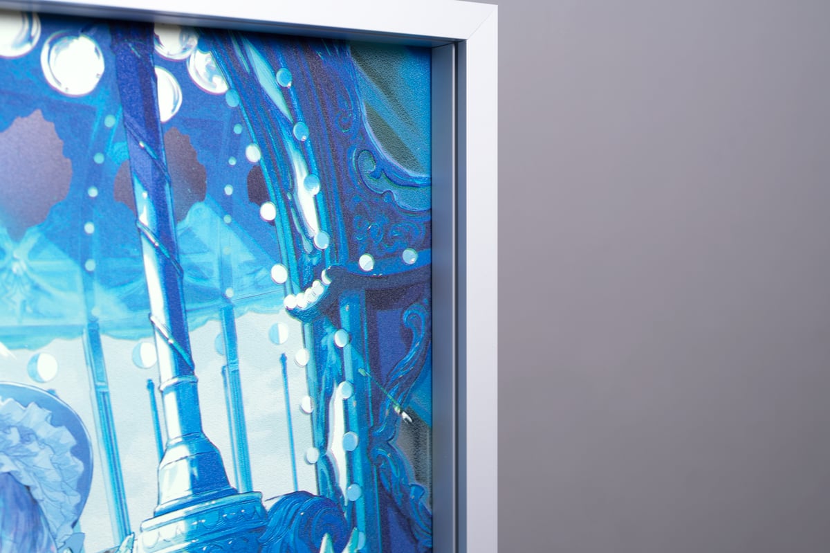 リトグラフ　アート　展示品 光る美少女展2025展示品先行販売】 透過ソリッドグラフ 藤ちょこ