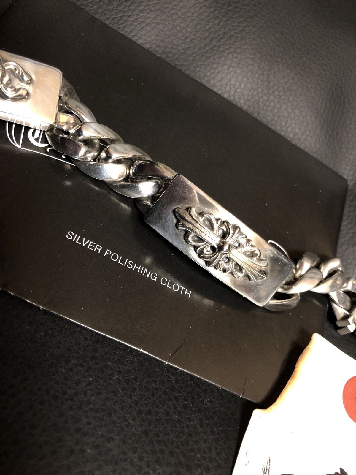 帝王クロムハーツ最高峰DOUBLE ID BRACELET〉 Chrome Hearts D