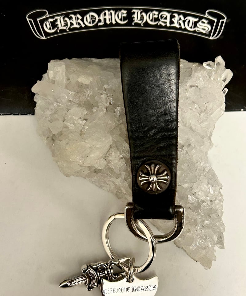 【正規品】Chrome Hearts KEY CASE Crossball Chrome hearts leather key - Gem