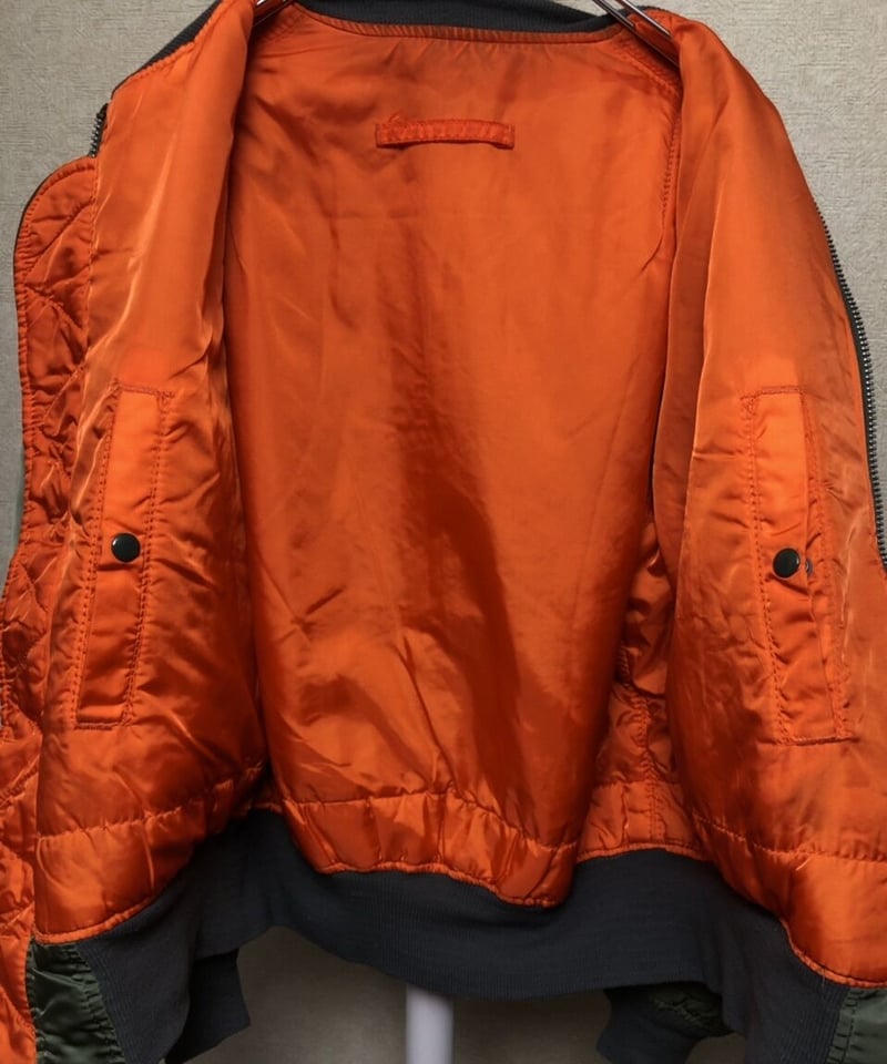U.S.A.製時代最終期MA-1美品〉U.S.A.製時代最終期ALPHA社IDEAL