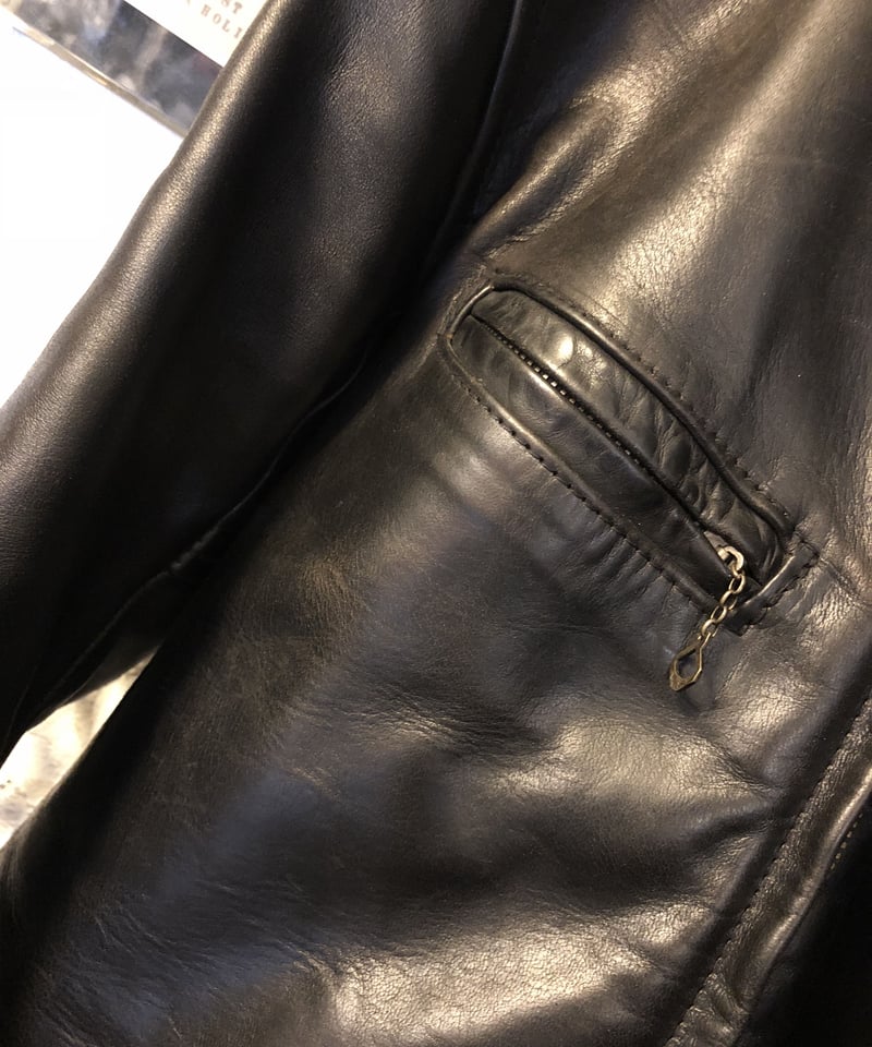 超目玉極上茶芯タイトフィットシングルライダース》Aero Leather 超目玉極上茶芯タイトフィットシングルライダース》Aero Leather