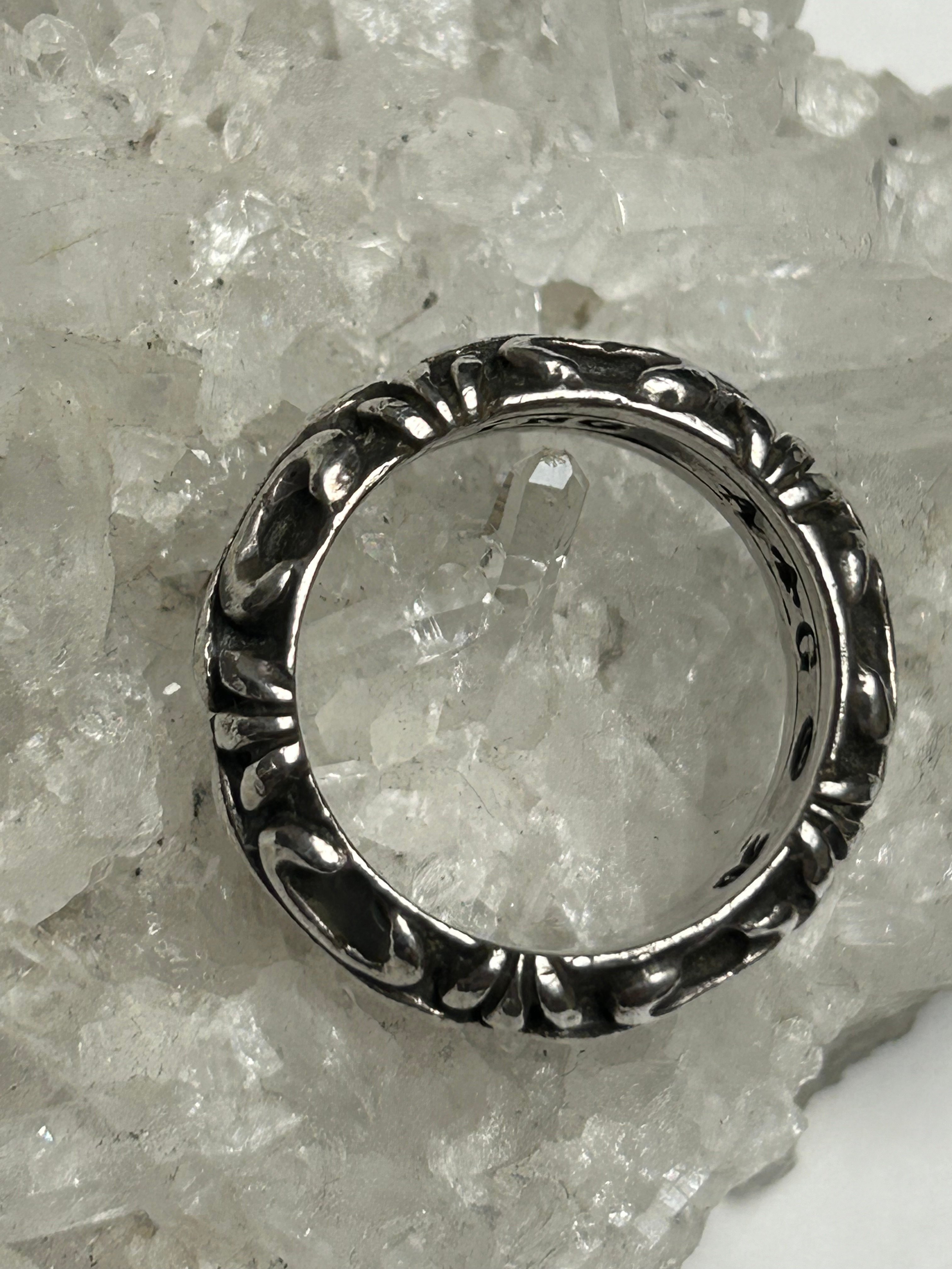 希少伝説世界三大シルバーアクセ時代旧A&Gリアルナインティーズリング