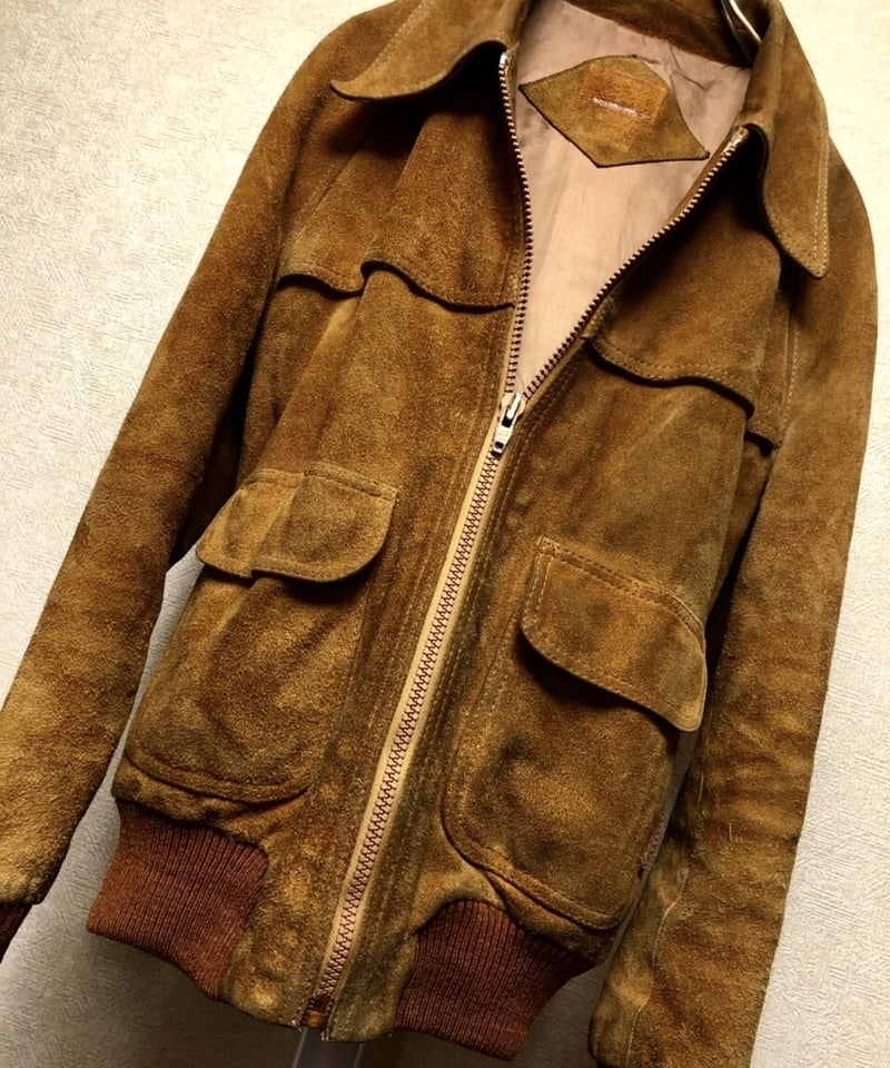 セブンティーズR&R U.S.A.〉70年代U.S.A.製THREE STARジッパースウェ
