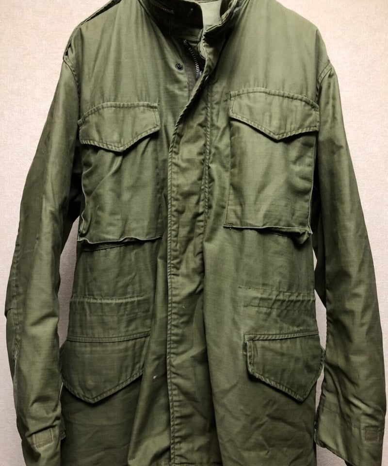 M65 フィールドジャケット　アルミジップ 古着 60s 米軍 US M-65 アルミジップ ミリタリー フィールド