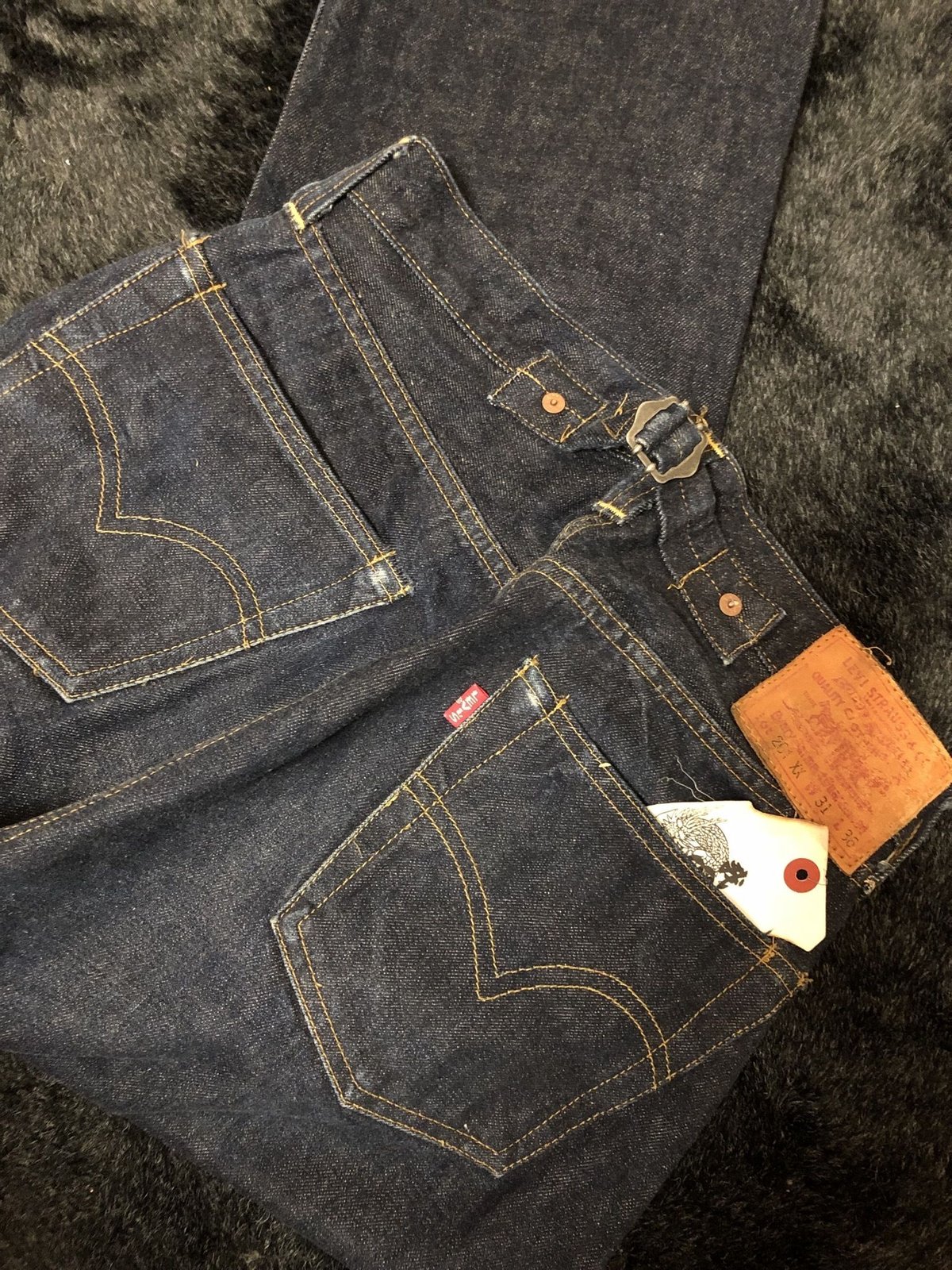 米国製バレンシア工場〉LEVI'S復刻米国製1937,s MODEL 201XX 201 0...