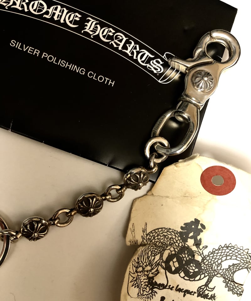 帝王クロムハーツ普遍的人気伝統CROSSBALL KEYCHAIN #2》Chrome