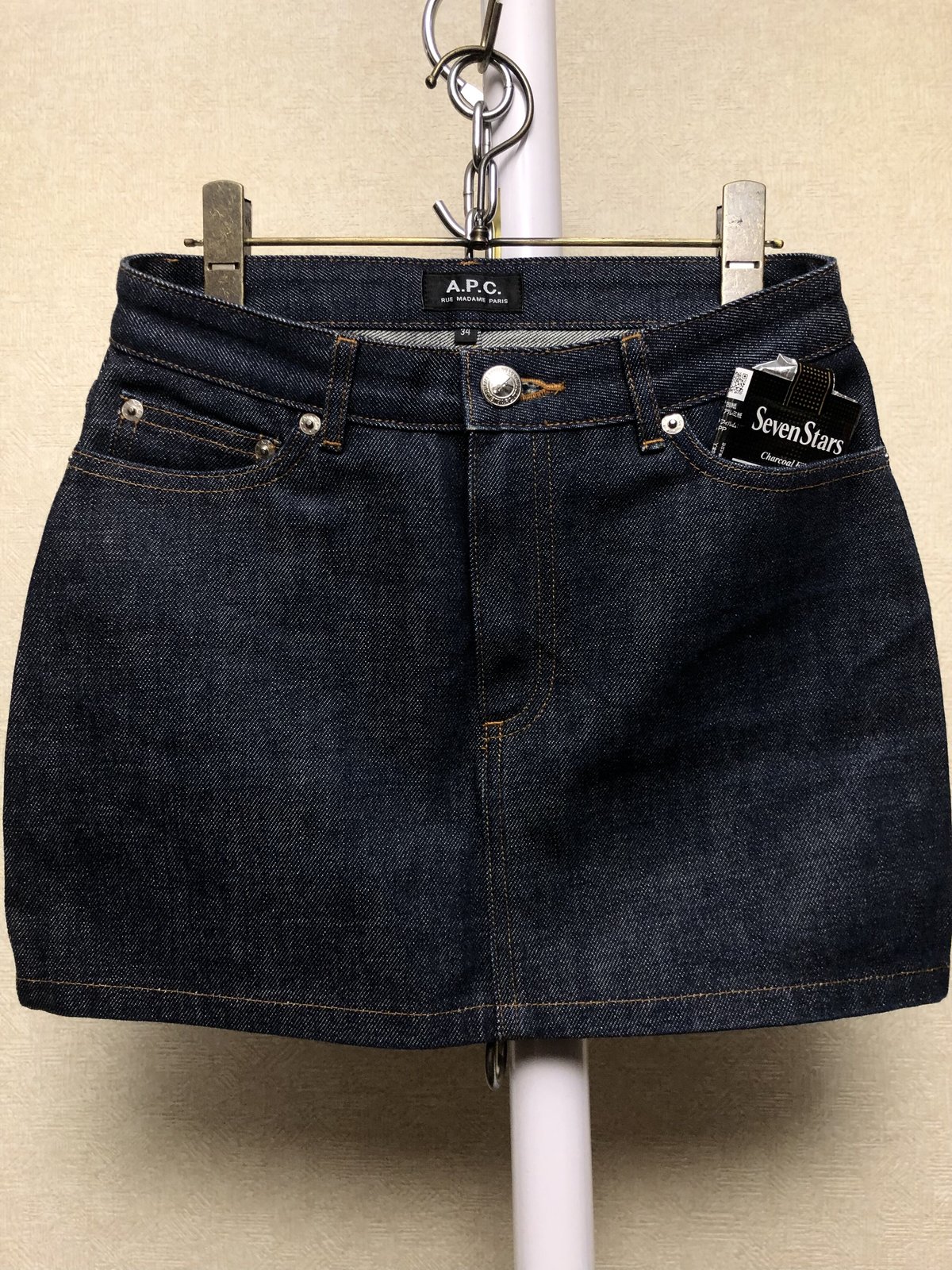 アーカイブ年代A.P.C.レディースインディゴデニムMINI美品〉A.P.C.