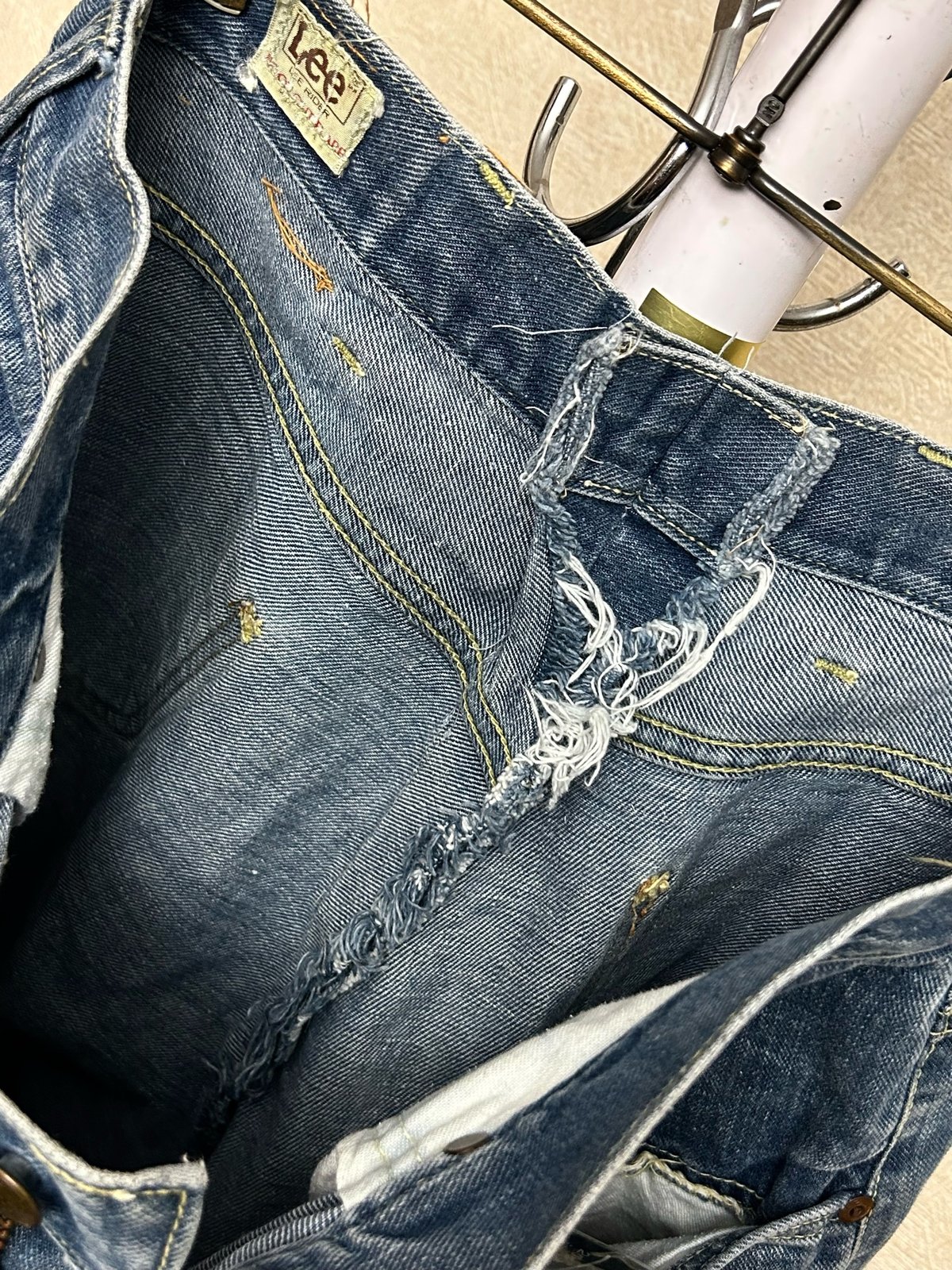 Rock'n Roll 60-70,sヴィンテージLee縦落ちカットオフデニム〉60-70,