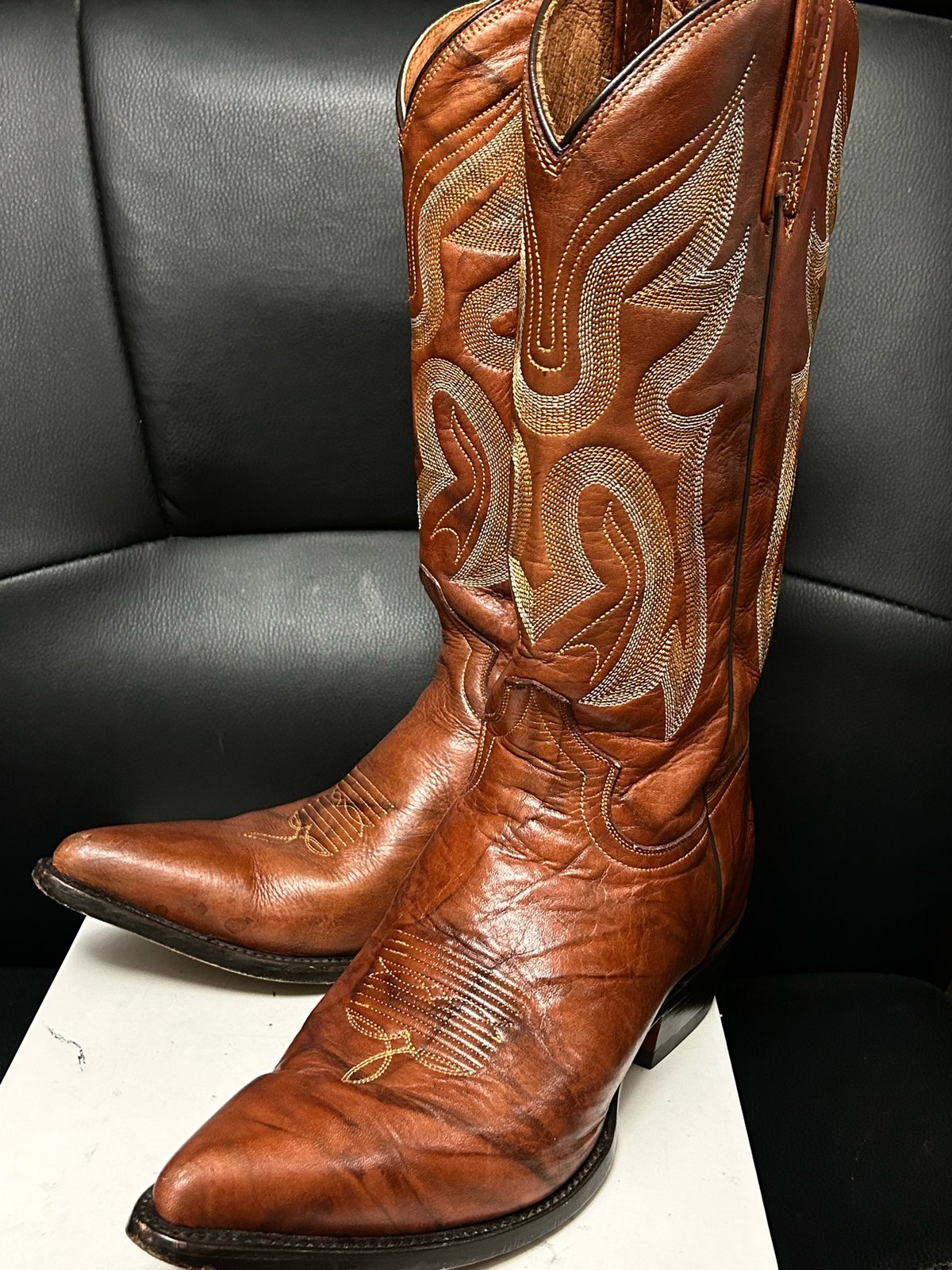 【さち姫さま宛】Adam's Boots メキシコ製 ウエスタンブーツ 24.5 アーカイブMEXICO製名門ウエスタンブーツ〉アーカイブMEXICO製