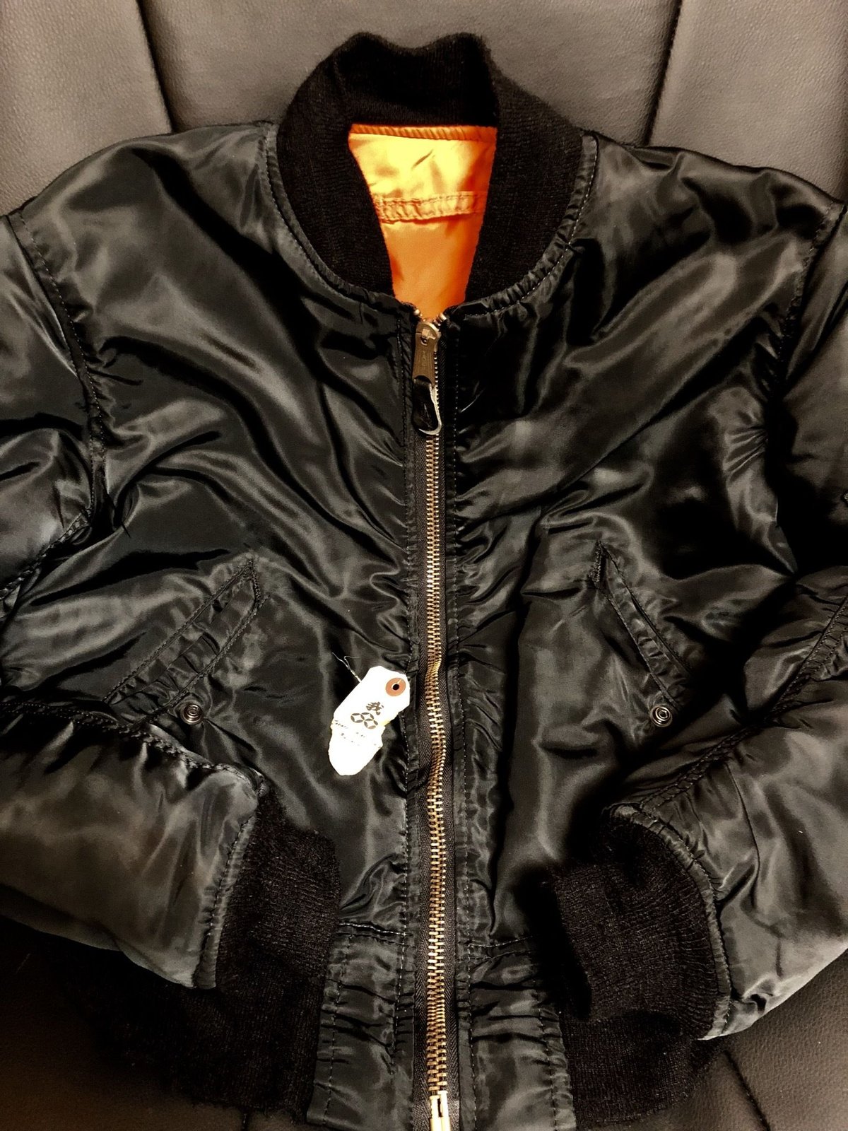 80,s USAF MA-1 Flight Jacket BLACK | 我妻屋 【azuma