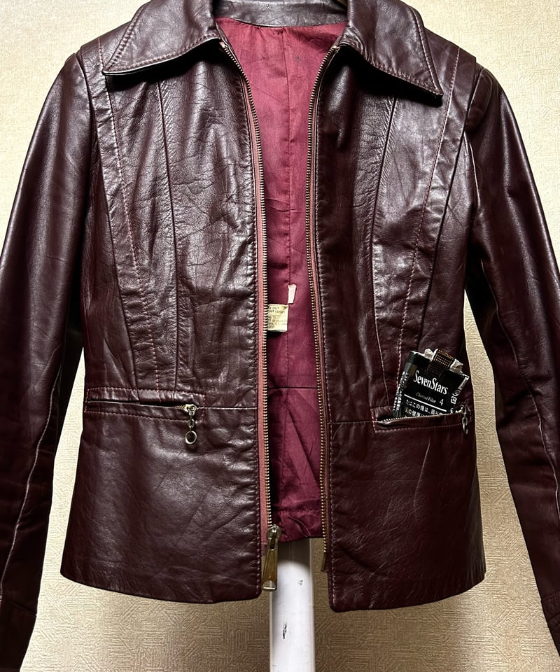 1960～70 レザー ジャケット 70-80s Kawasaki leather riders jacket | CIRCUS VINTAGE