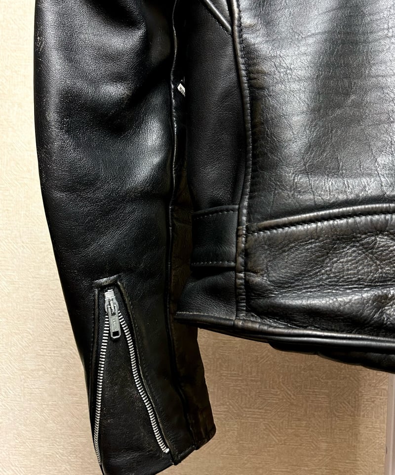 エイティーズ茶芯ボディーRock'n Rollライダース〉80年代U.S.A.製Schott