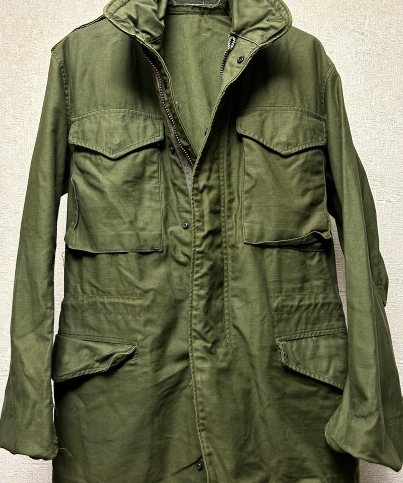 パンキッシュエイティーズIDEALジッパーX-SMALL相当〉80年代U.S.ARMY ID