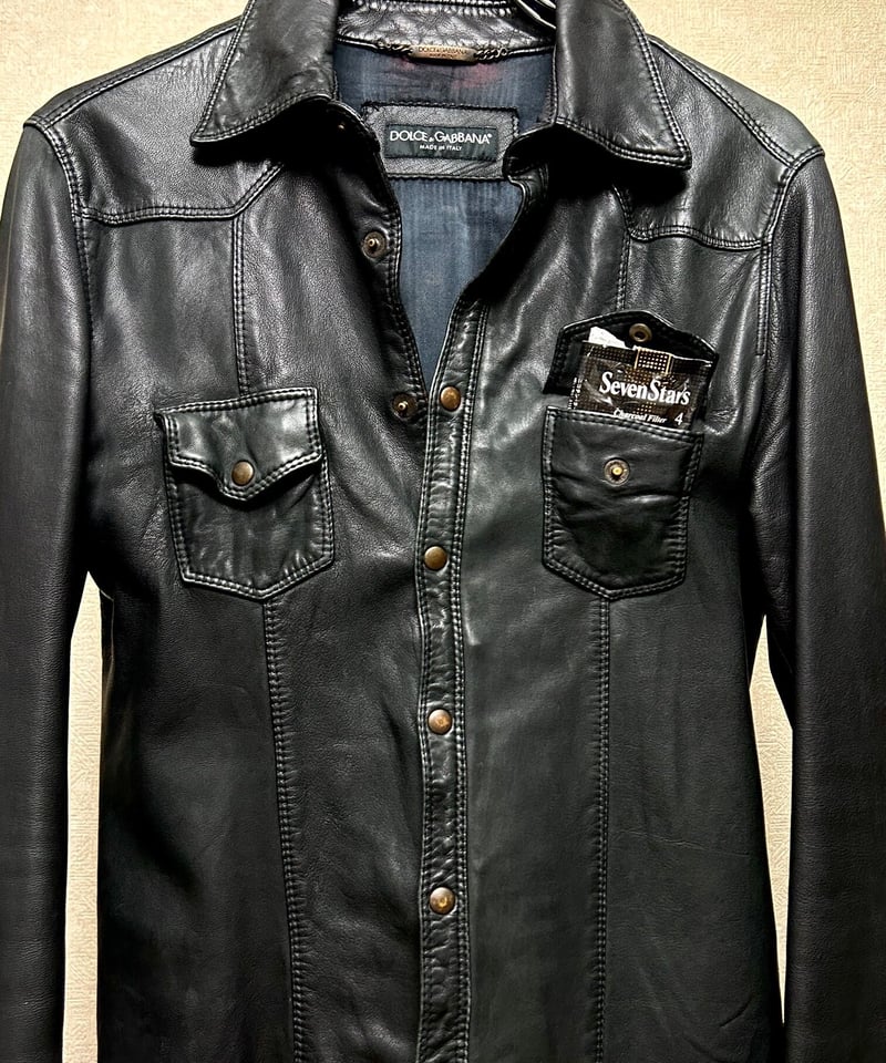 希少オールドITALY製D&G〉90年代後期モデルDOLCE & GABBANA LAMBL...