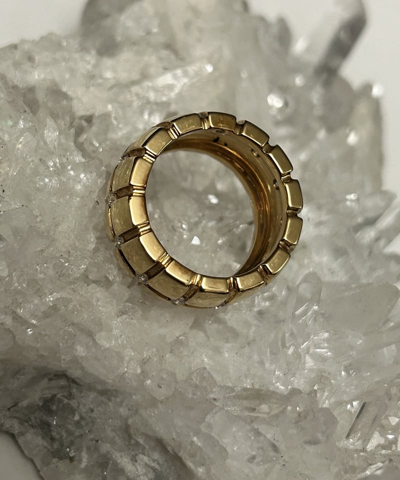 K18 ダイヤモンドリング　18金　ダイヤ　指輪 　刻印 750　ゴールド