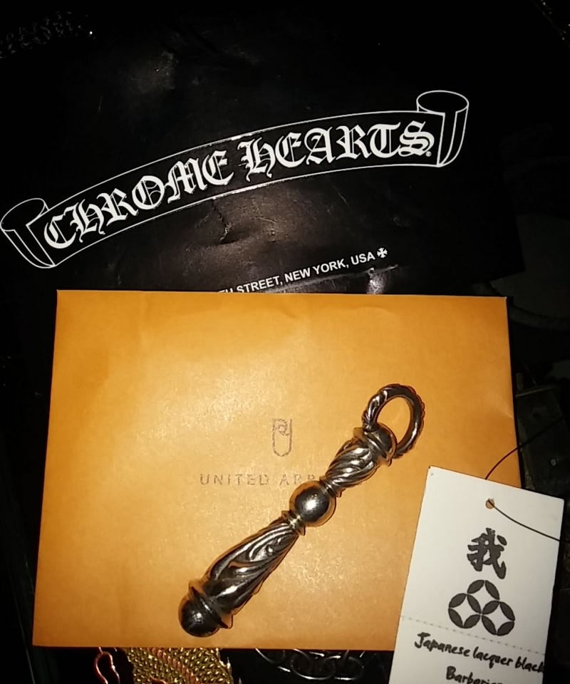 帝王クロムハーツ廃盤モデル〉Chrome Hearts CAMPANA KEYRING旧正規 