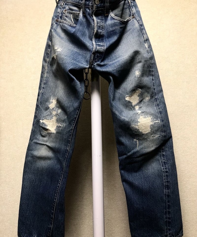 芸術的ロックンロールエイジング66前期〉 Levi's 501 66前期芸術的縦