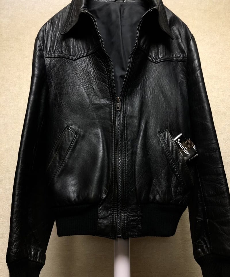 激レアブリティッシュR&Rヴィンテージシボ革SHEEP〉70年代後期UK