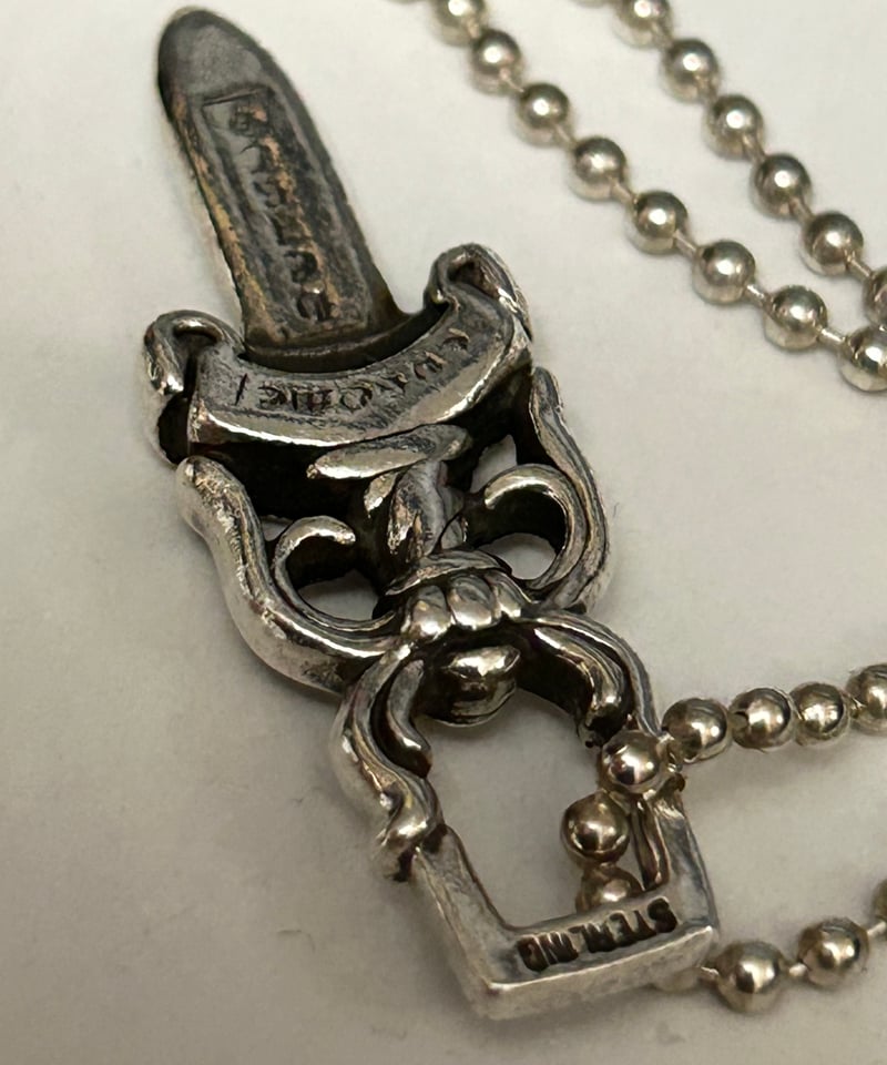 帝王クロムハーツNo.10ダガーネックレス〉Chrome Hearts No.10