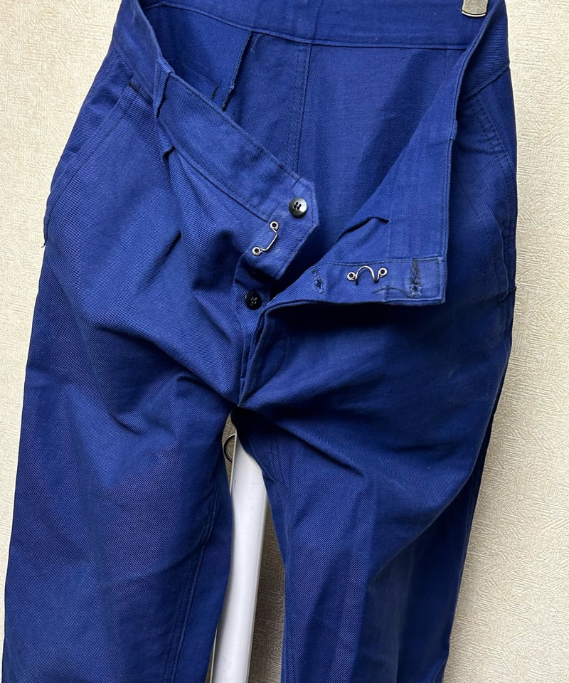 60-70,s FRANCE製ワークパンツ〉60-70,s希少フロントホックナス 60-70,s FRANCE製ワークパンツ〉60-70,s希少フロントホックナス