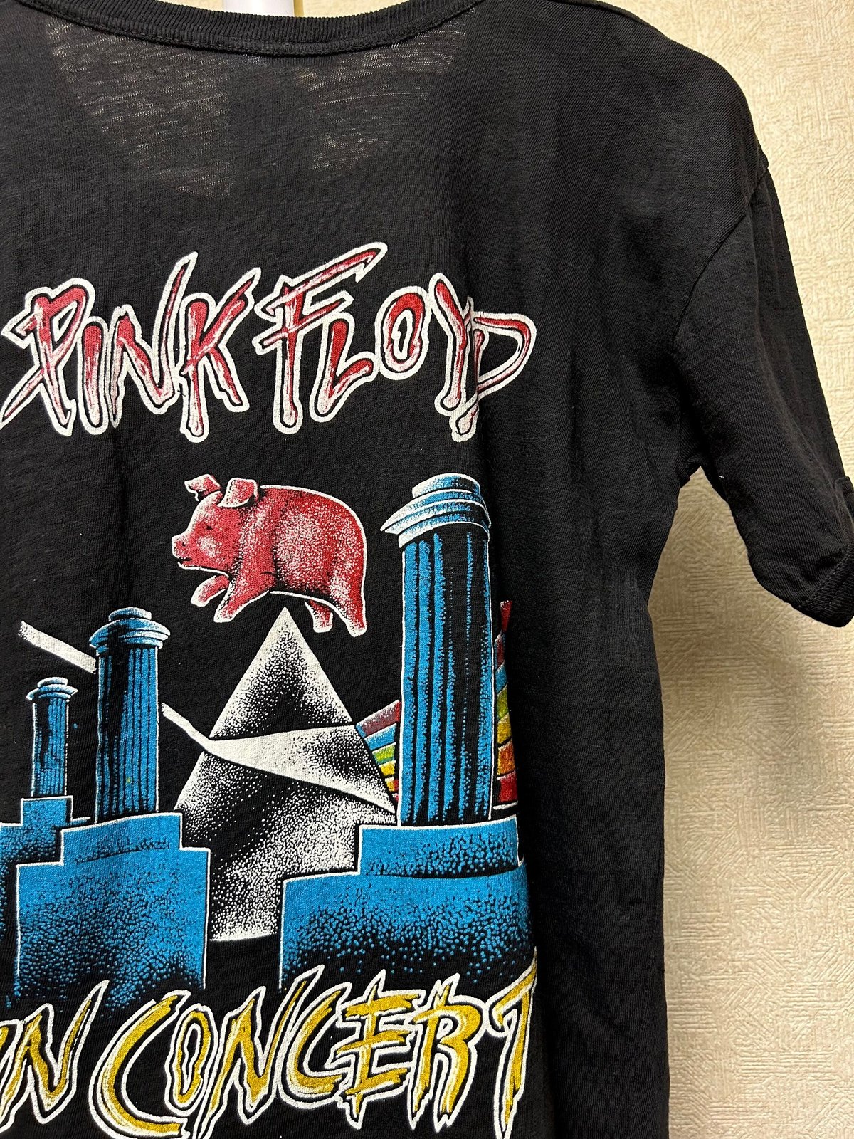 リアルエイティーズヴィンテージ希少パキ綿Tee②〉80年代希少 