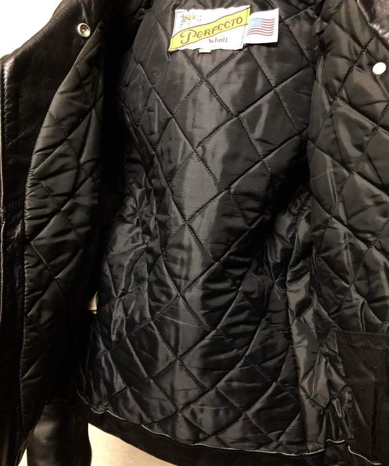 エイティーズ618US希少32オールド極上美品〉80年代Schottバイカータグ