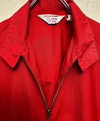 〈R&RセブンティーズU.S.ヴィンテージレッド〉70年代U.S.A.製BOY SCOUTS希少ヴィンテージレッドTALONジッパーR&Rドリズラージャケット黄金サイズスペシャルプライス