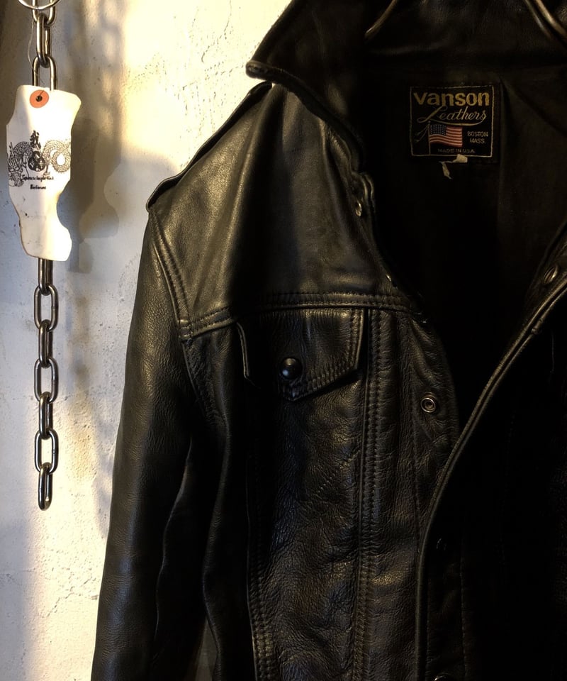 超目玉オールドU.S.エイティーズ希少vansonトラッカージャケット》80
