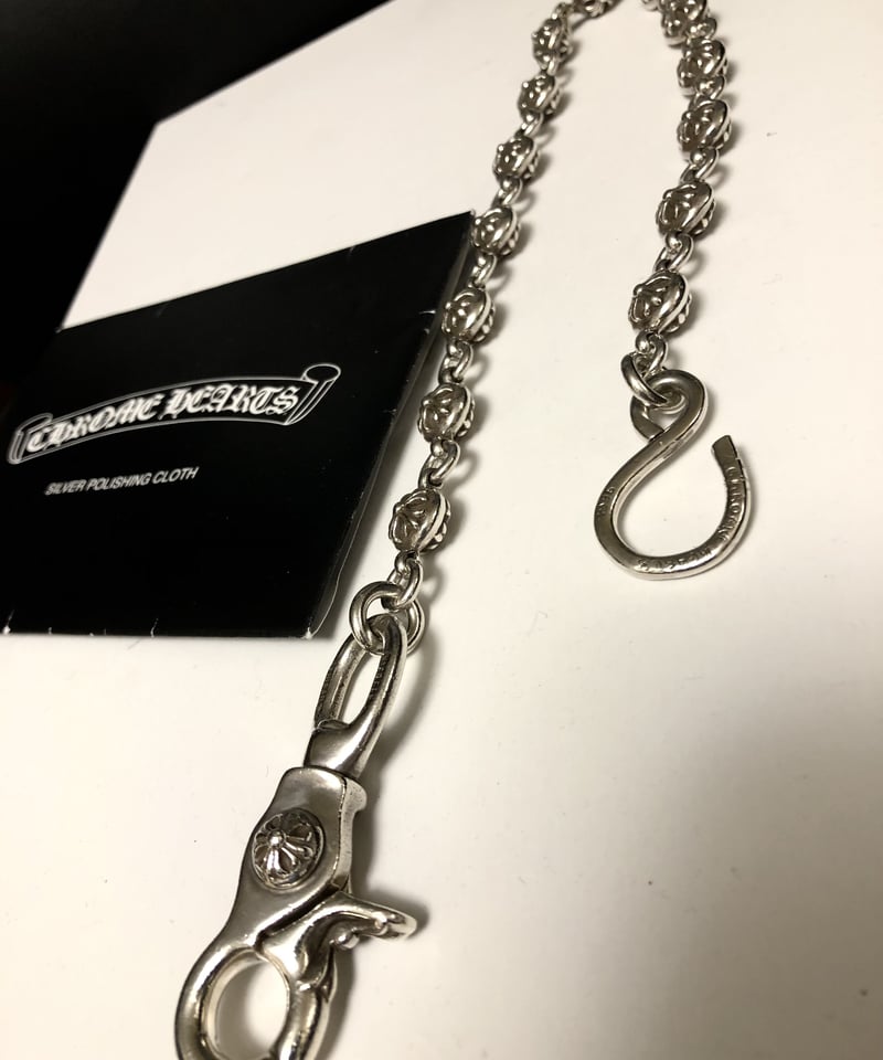 新品 激レア クロムハーツ ペーパーチェーン 1clip ウォレットチェーン CHROME HEARTS HEARTS/クロムハーツ ウォレットチェーン