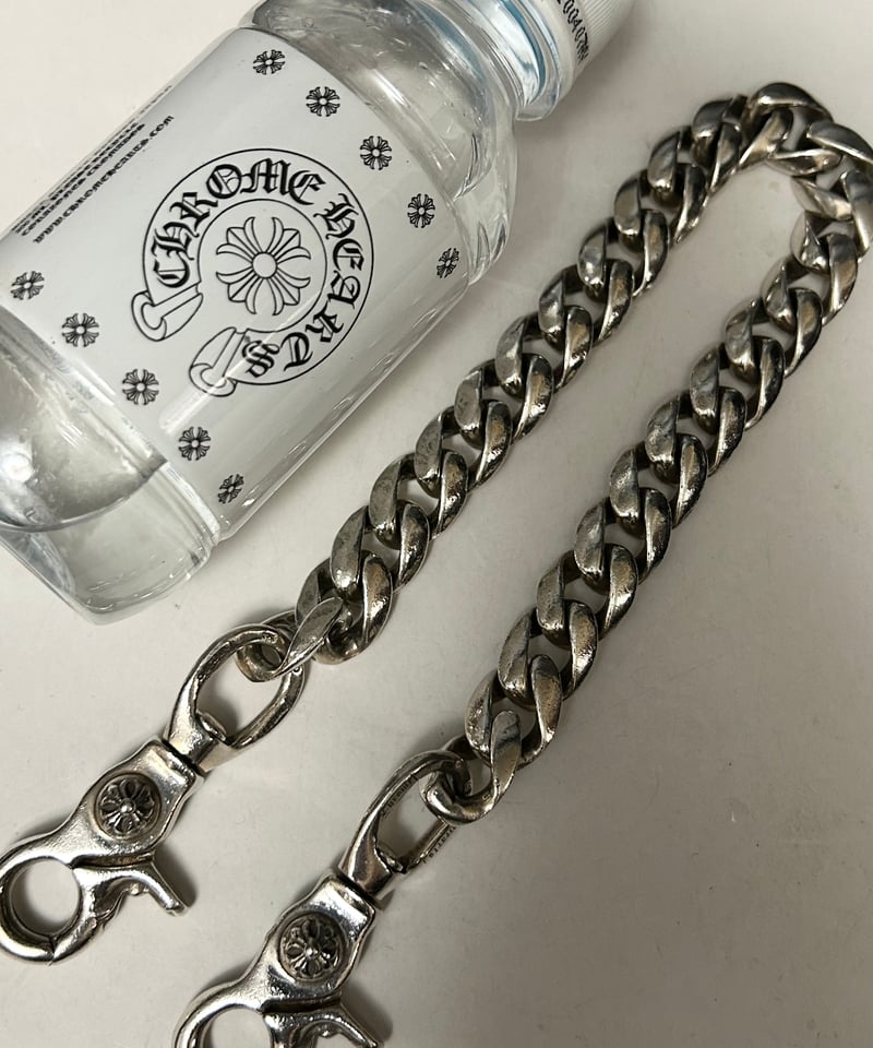 希少CHROME HEARTS ウォレットチェーン 正規品 クロムハーツケルティックローラーウォレットチェーン9リンク2