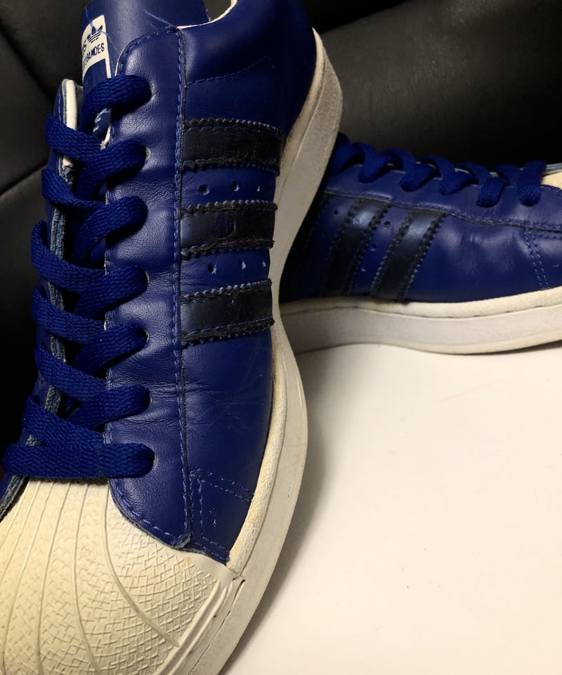 Adidas superstar blue clearance bold