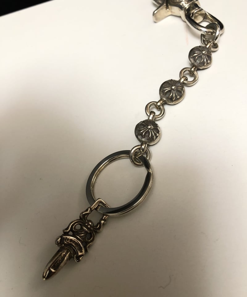 帝王クロムハーツ普遍的人気伝統CROSSBALL KEYCHAIN #2》Chrome