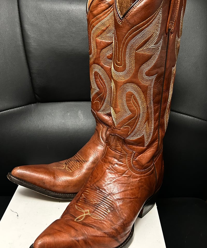 希少 美品 STETSON ウエスタンブーツ ハーネスブーツ メキシコ製 アーカイブMEXICO製名門ウエスタンブーツ〉アーカイブMEXICO製