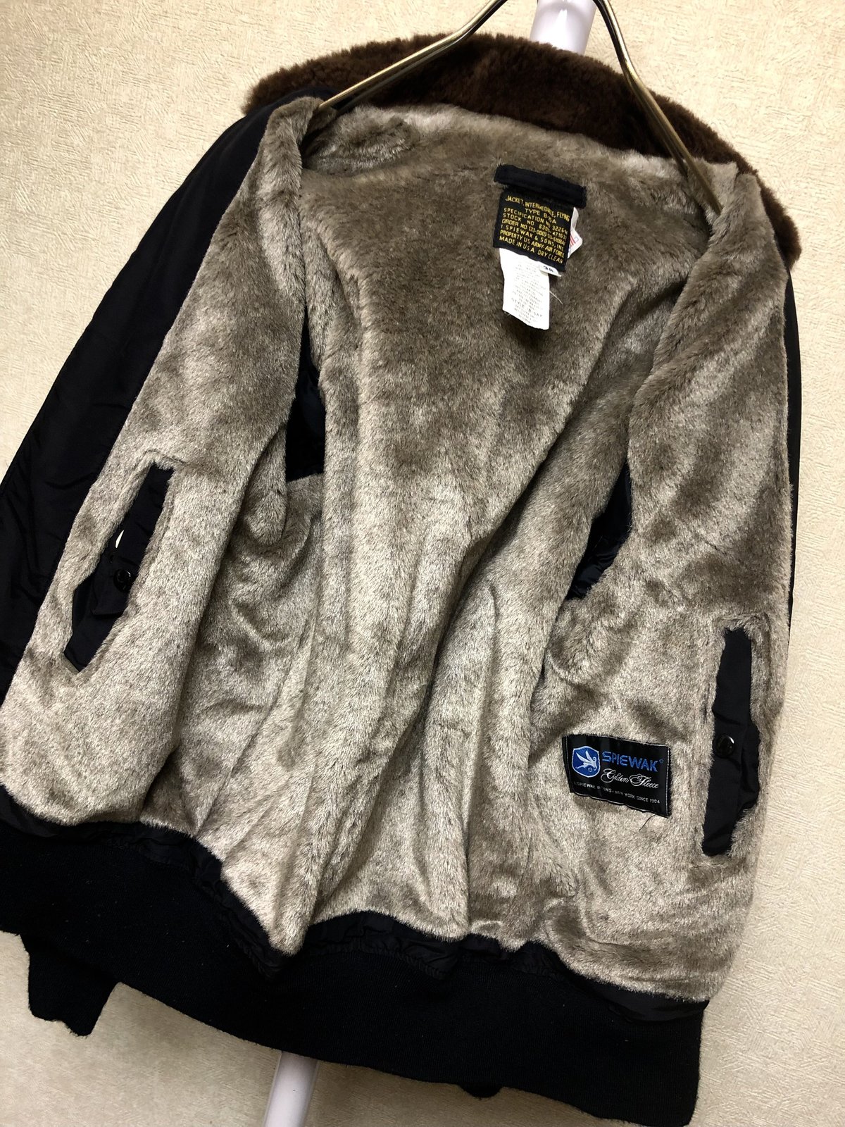 名門民間U.S.A.〉U.S.A.製 SPIEWAK B-15A FLIGHT JACKET 名門民間U.S.A.〉U.S.A.製 SPIEWAK B-15A FLIGHT JACKET