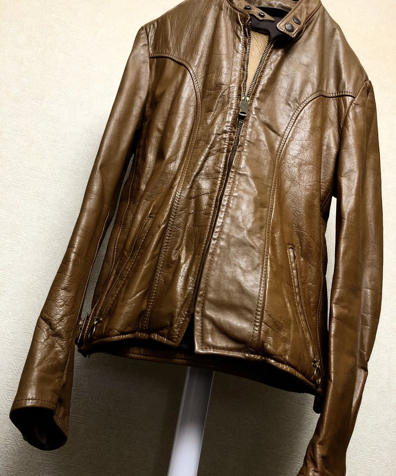 BROOKS 70's USA製 シングルライダースジャケット A-2139 70s US BROOKS ブルックス シングル ライダース ジャケット