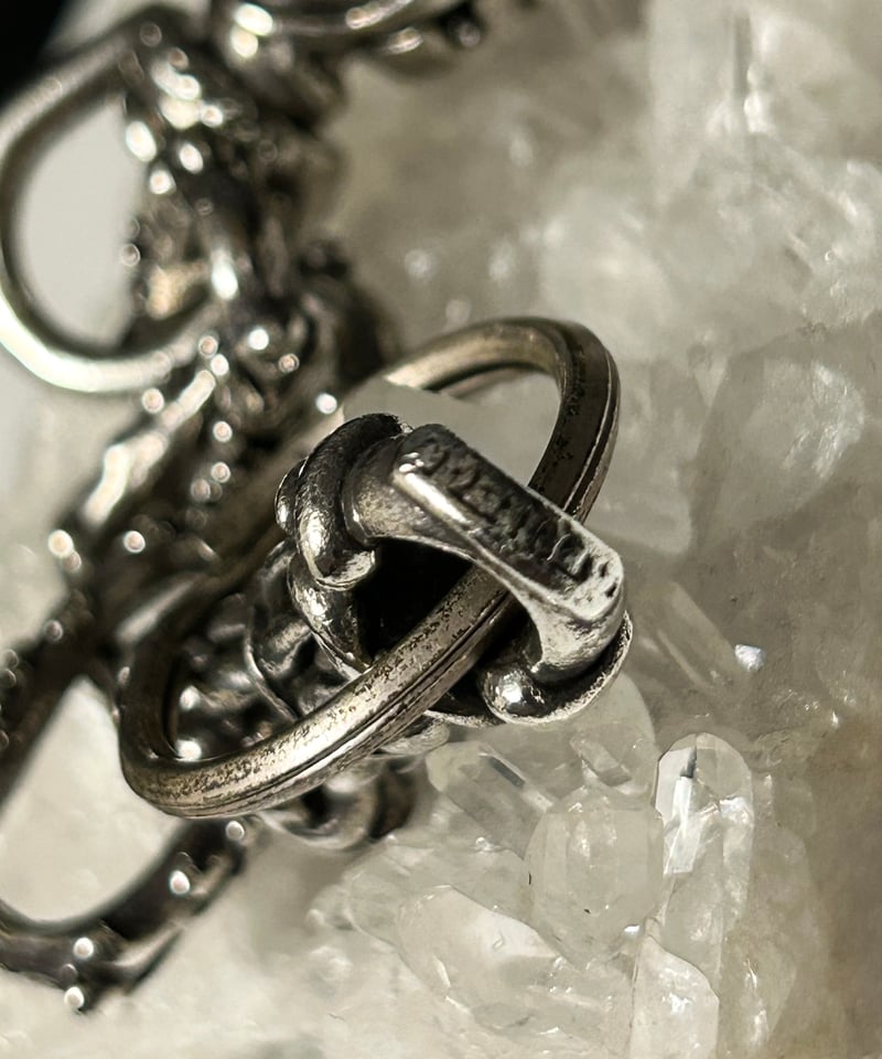 90年代 フォックステールチェーン 刻印925 シルバーアクセサリー