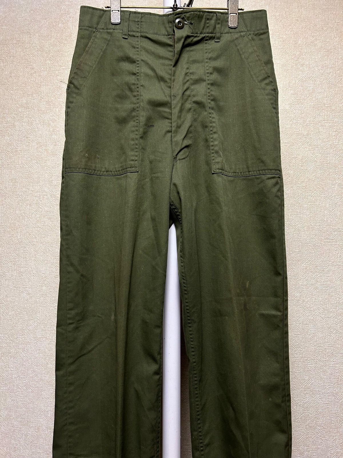 80s US. ARMYベイカーパンツ実物OG507ジェネラルジッパー42 80s US. ARMYベイカーパンツ実物OG507ジェネラルジッパー42