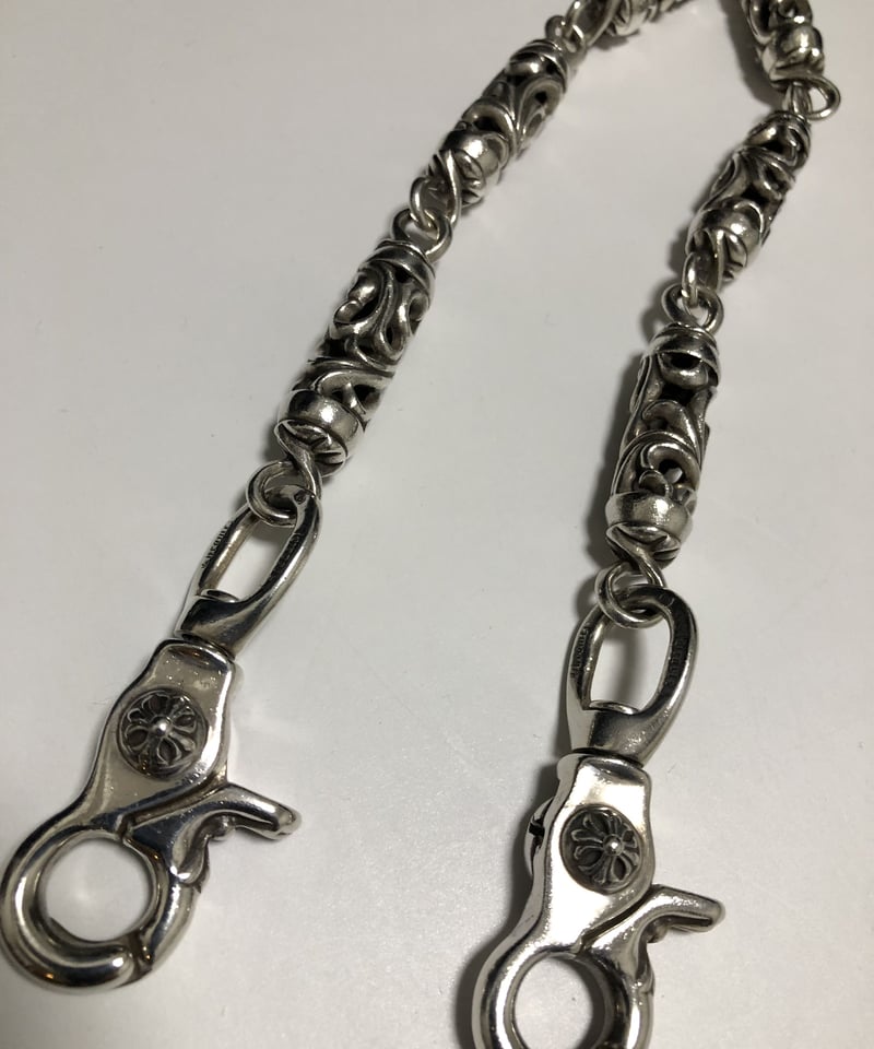 帝王伝統ダブルクリップウォレットチェーン2点同時リリース〉Chrome