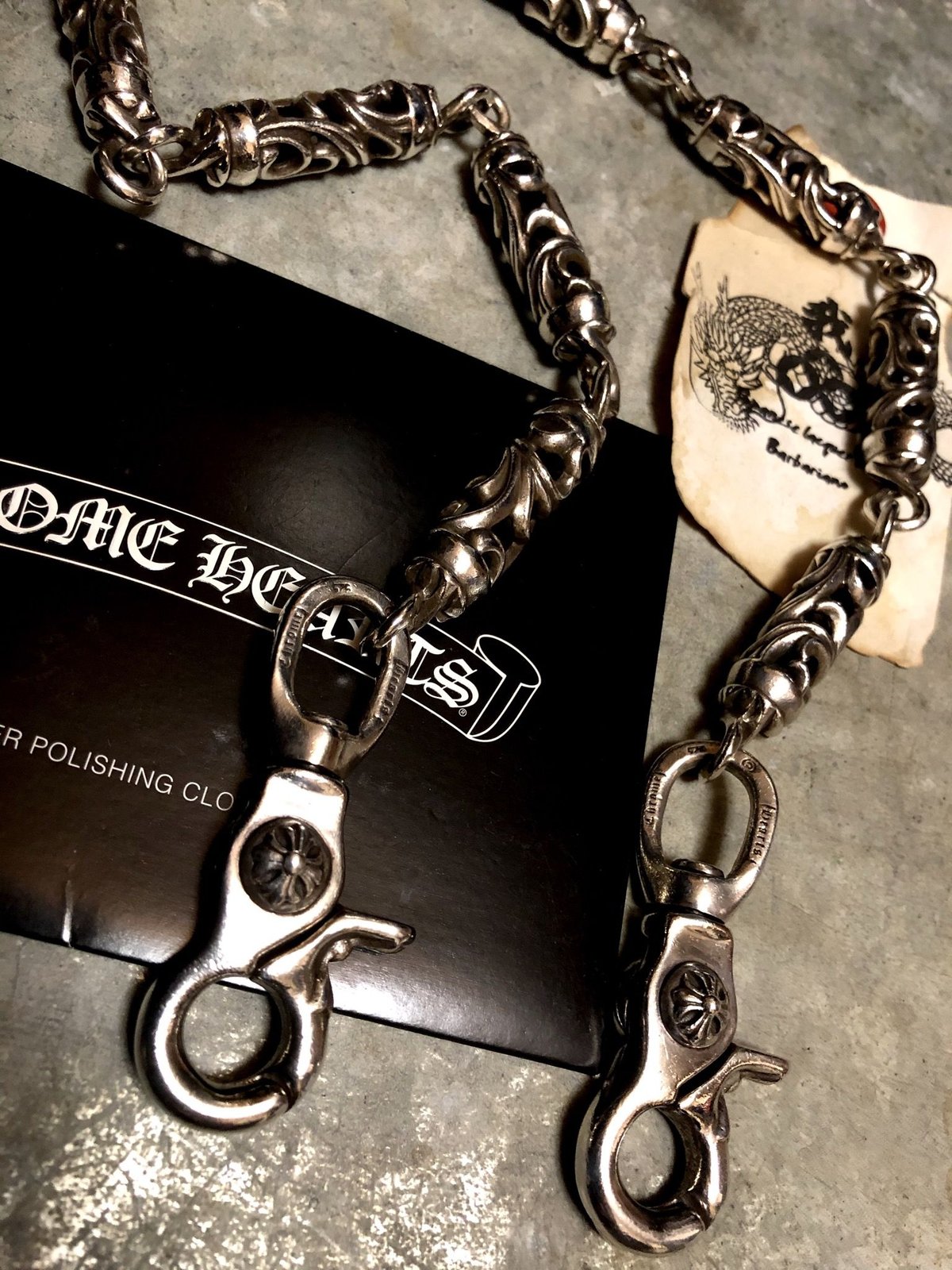 超目玉・最高峰ウォレットチェーン連続リリース》Chrome Hearts ROLLER